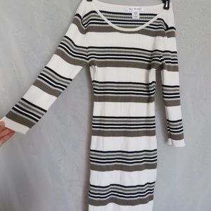 Striped Bodycon Dress